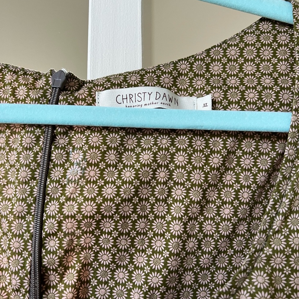 Christy Dawn The Scarlet Dress green floral